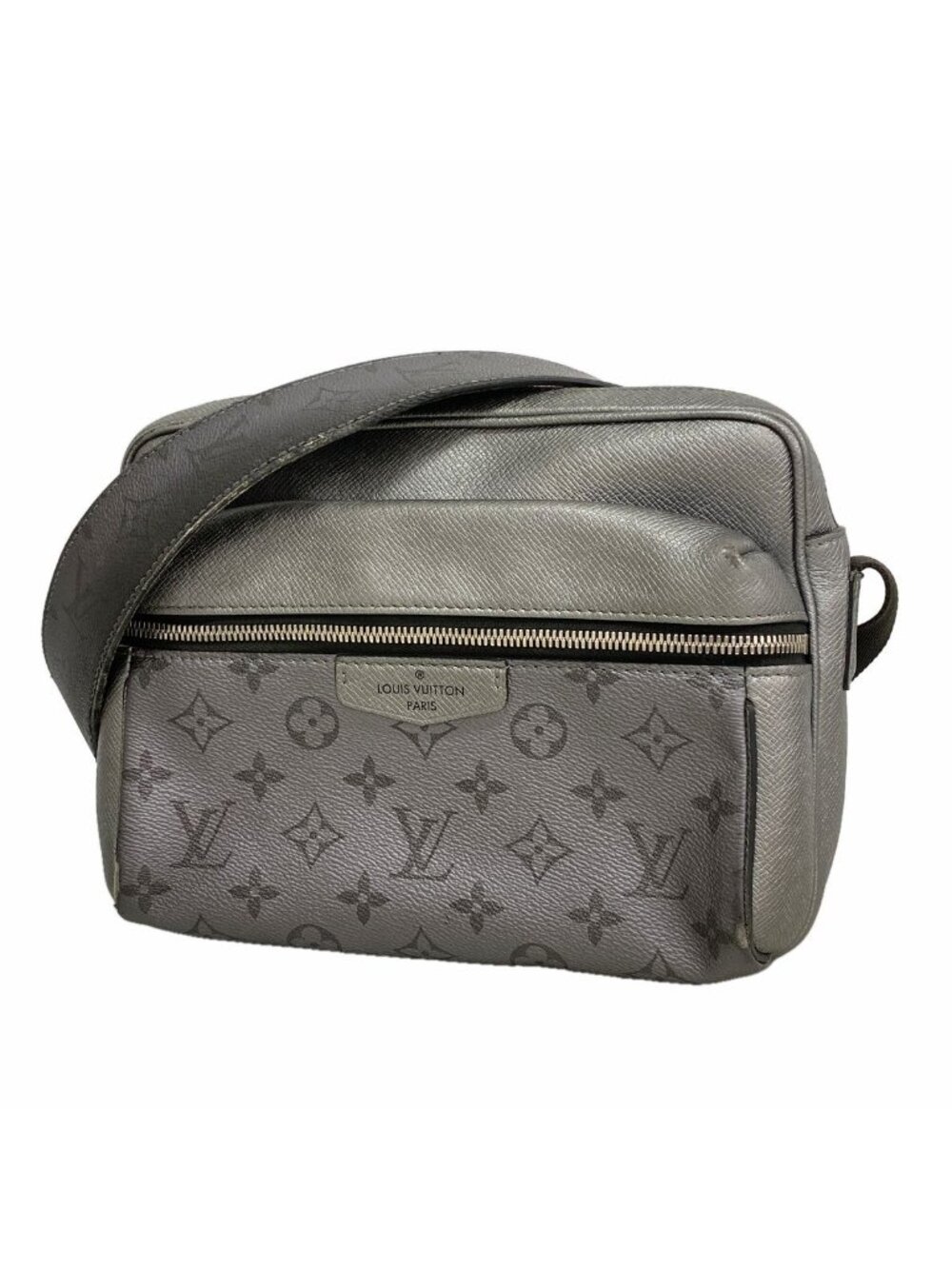 Louis Vuitton Shoulder Bag Taigarama Outdoor Messenger PM Silver